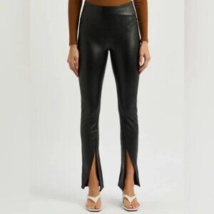 EUC Spanx Leather Split Seam Hem Pants 3x